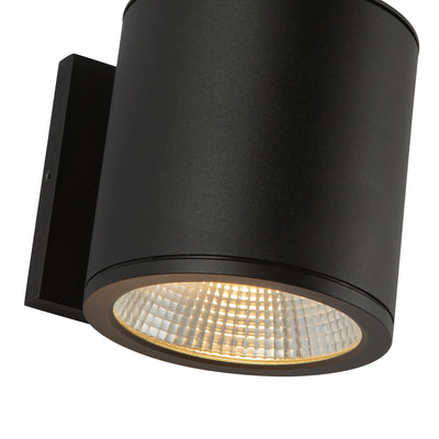 Nordic 5-in (5-in Dia.) Aluminum Outdoor Wall Light