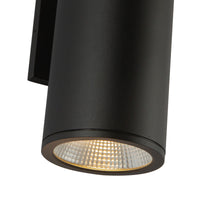 Nordic 12-in (5-in Dia.) Aluminum Outdoor Wall Light
