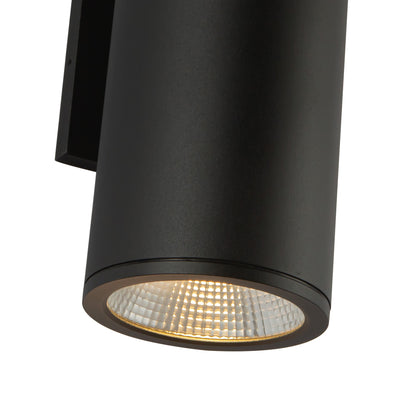 Nordic 12-in (5-in Dia.) Aluminum Outdoor Wall Light