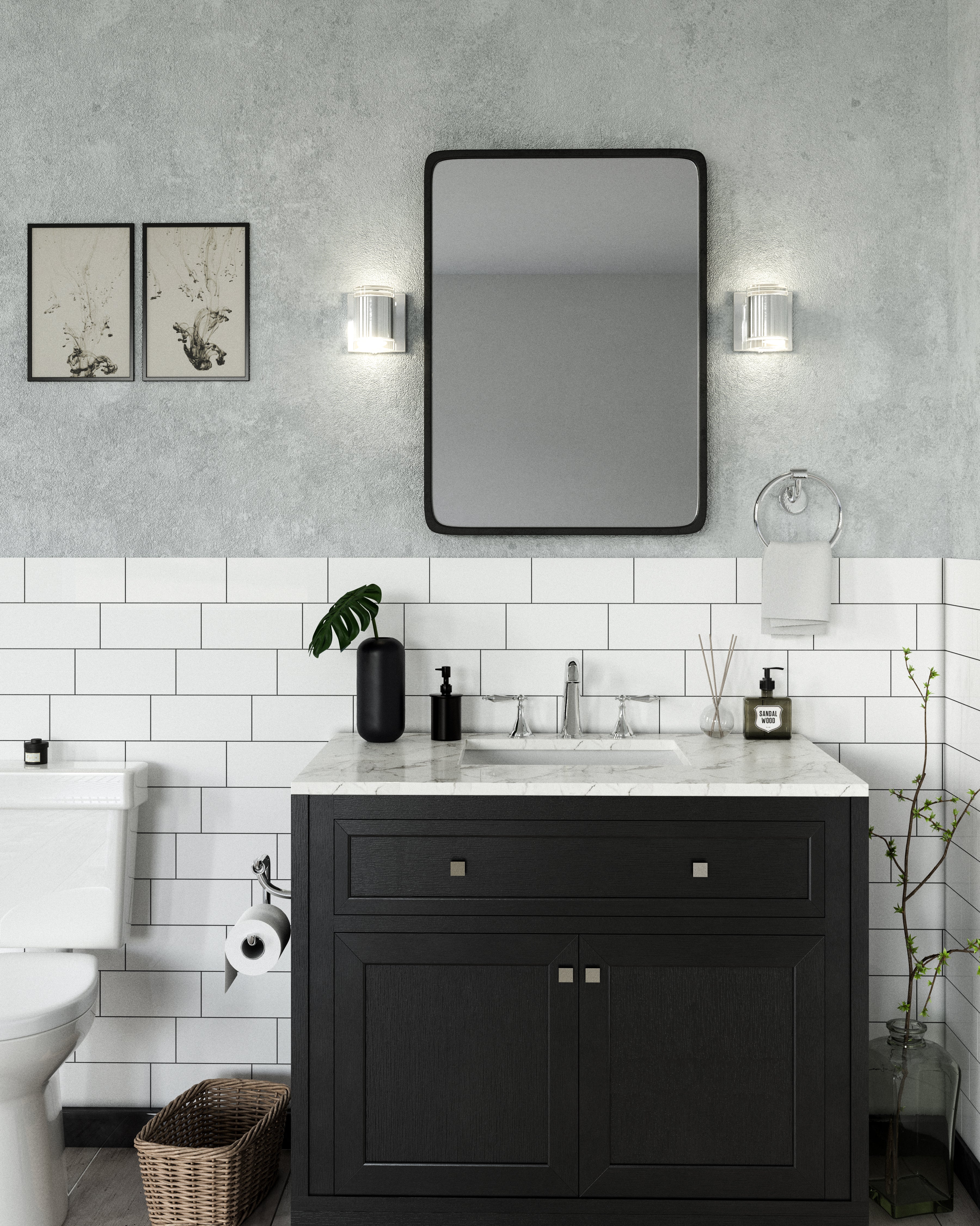 Norfolk 5-in Steel Wall Sconce
