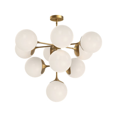 Nouveau 35-in Steel Chandelier