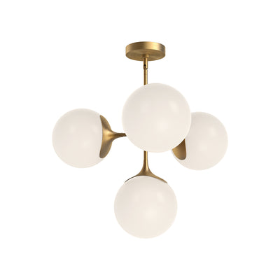 Nouveau 26-in Steel Chandelier