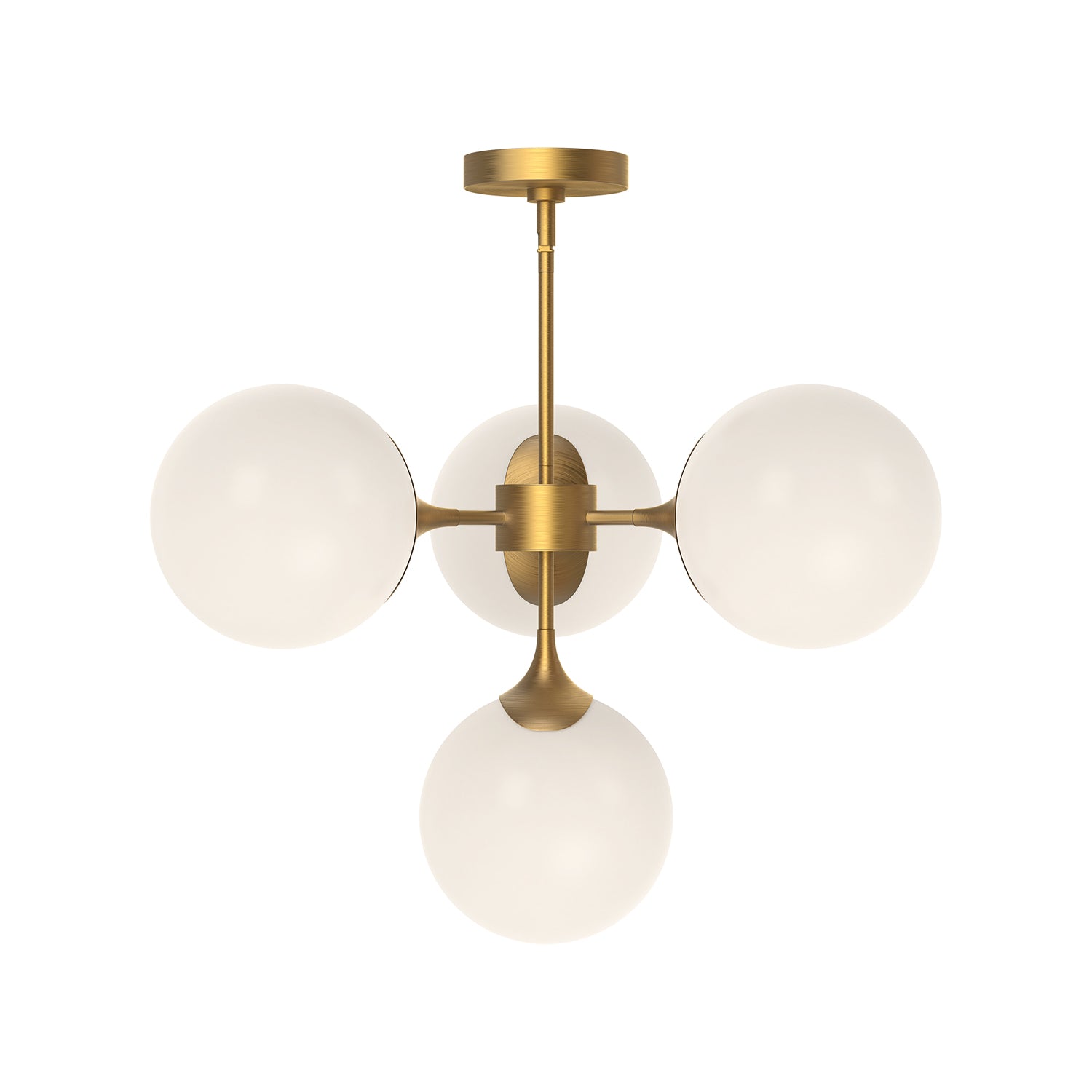 Nouveau 26-in Steel Chandelier