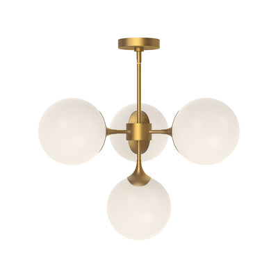 Nouveau 26-in Steel Chandelier