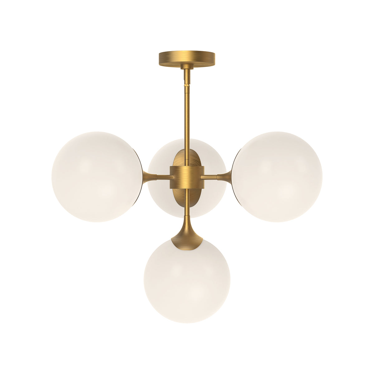 Nouveau 26-in Steel Chandelier