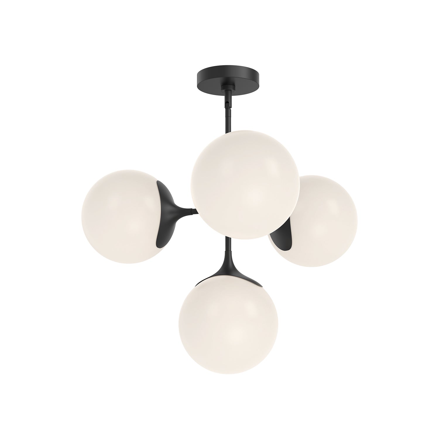 Nouveau 26-in Steel Chandelier