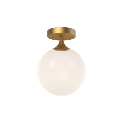 Nouveau 8-in Steel Flush Mount