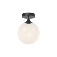 nouveau-8-in-steel-flush-mount