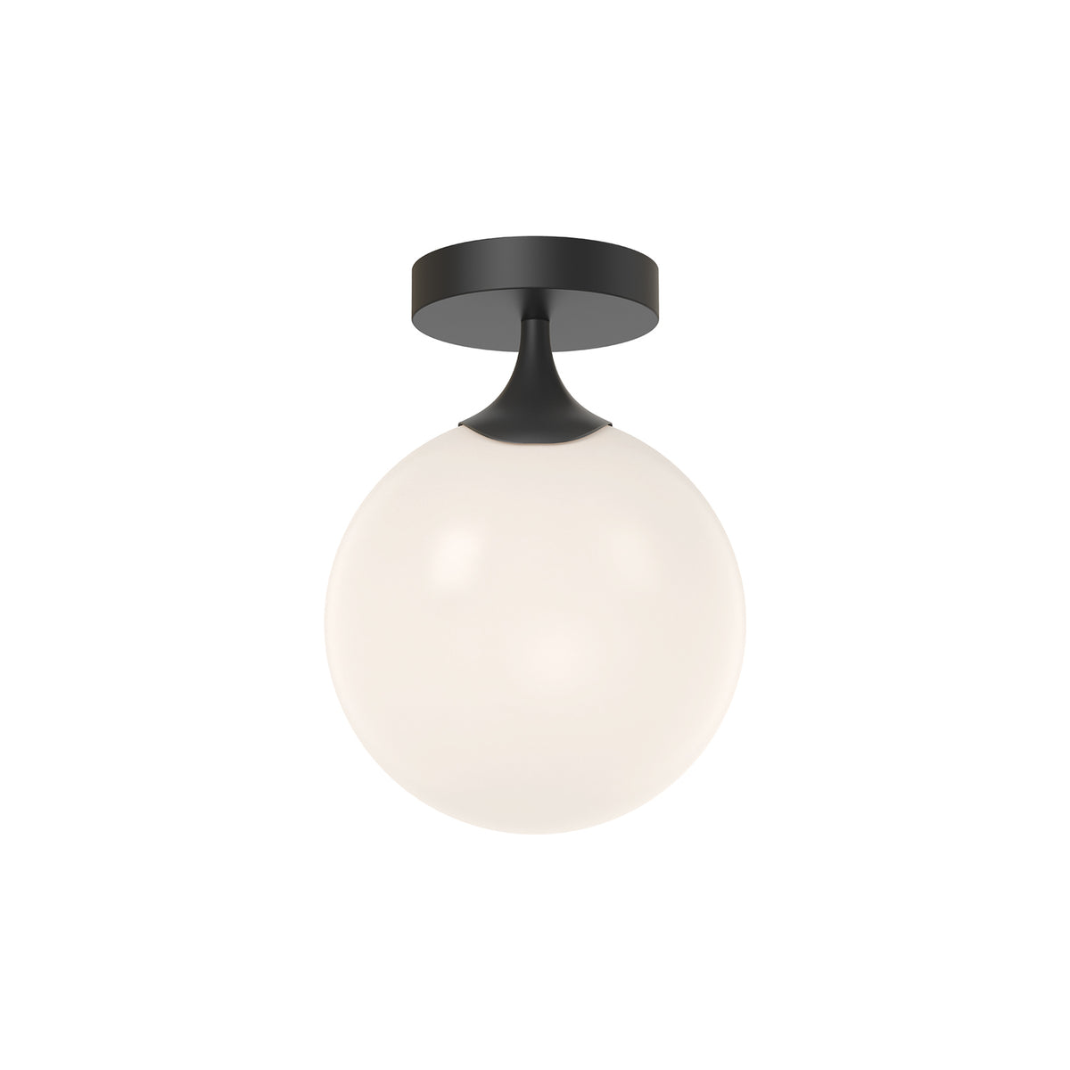 Nouveau 8-in Steel Flush Mount