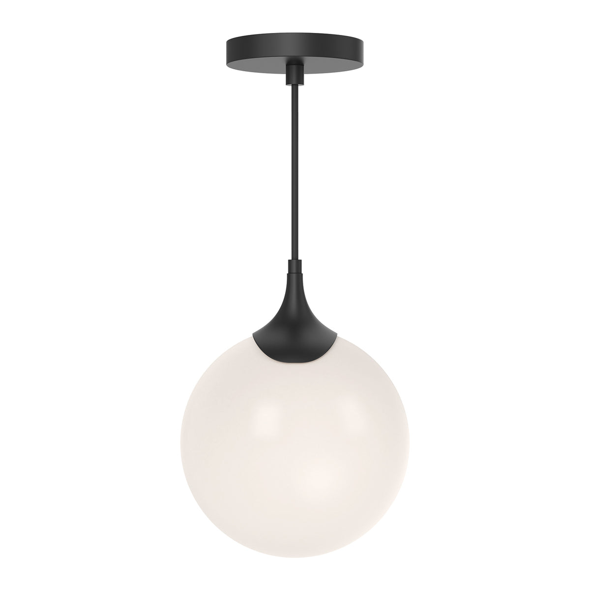 Nouveau 8-in Steel Pendant