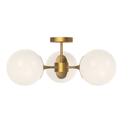 Nouveau 26-in Steel Semi-Flush Mount