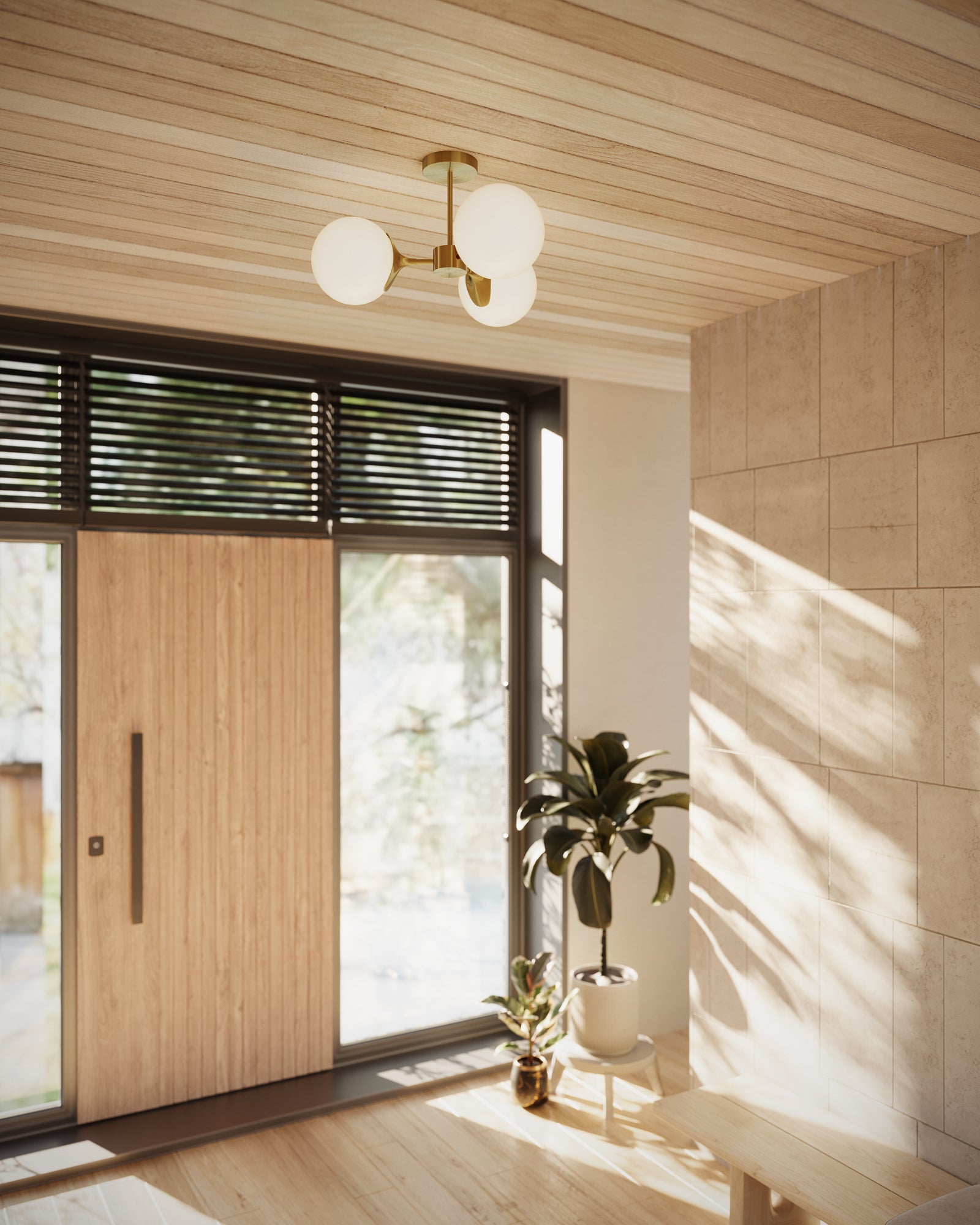 Nouveau 26-in Steel Semi-Flush Mount