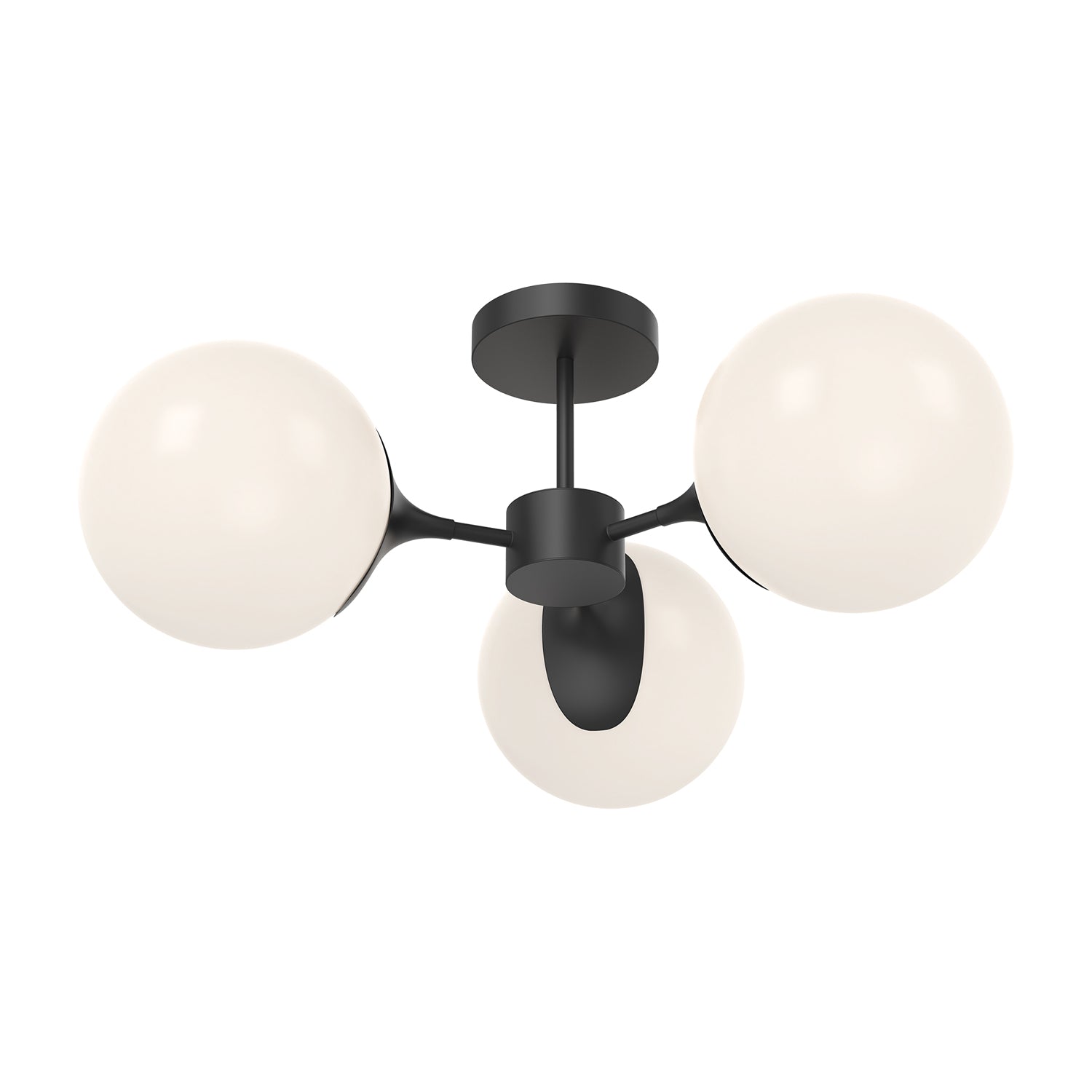 Nouveau 26-in Steel Semi-Flush Mount