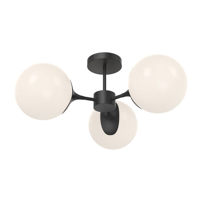 Nouveau 26-in Steel Semi-Flush Mount