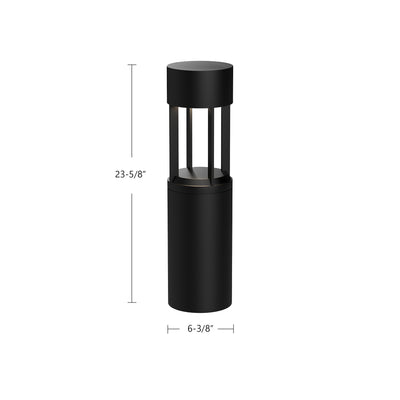 Novato 24-in Aluminum Exterior Bollard Light