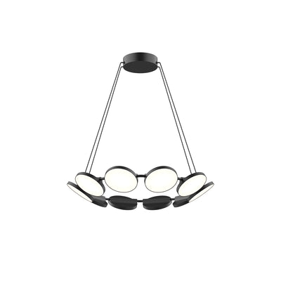 Novel 25-in Aluminum Chandelier