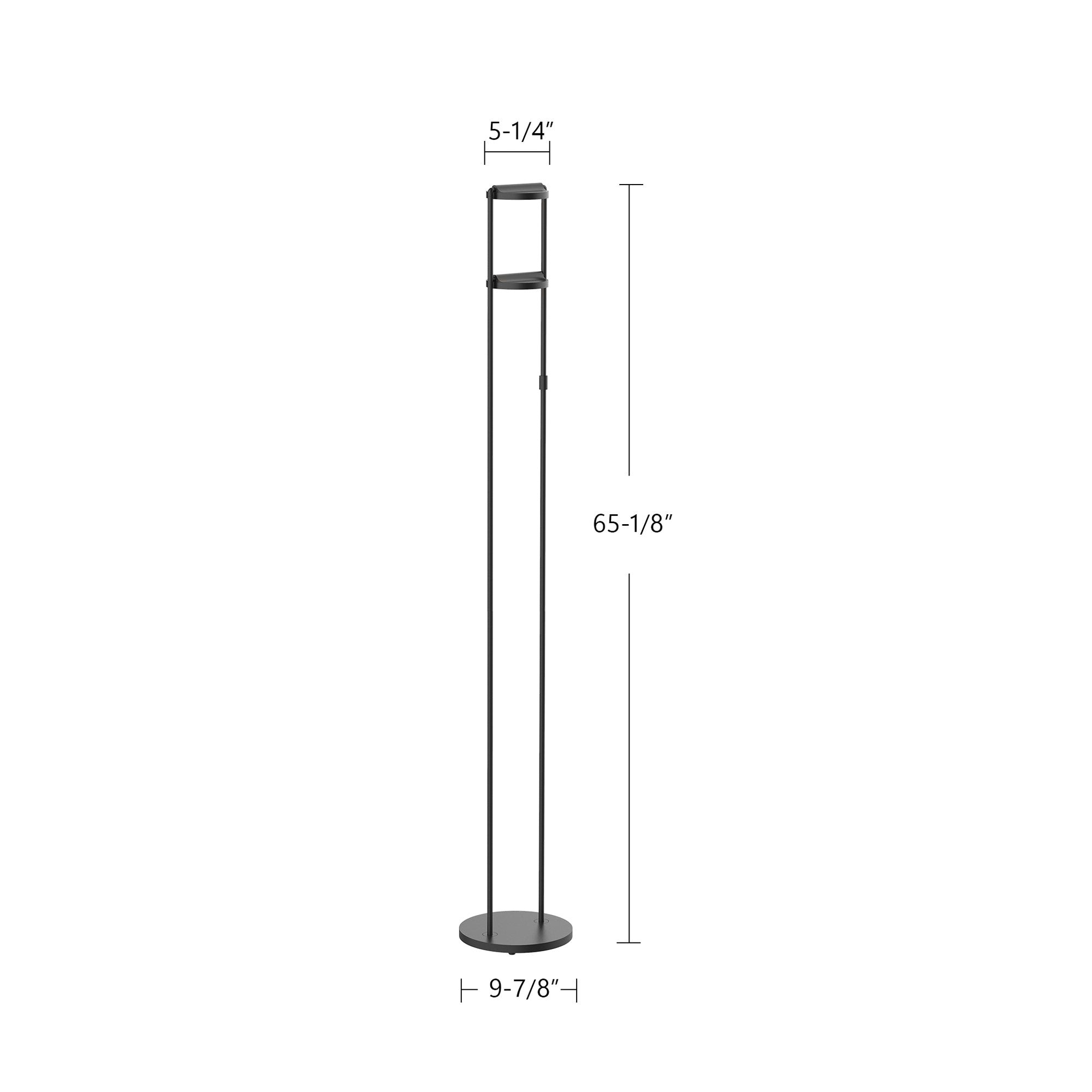 Novel 68-in Aluminum Floor Lamp