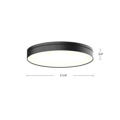 Novel 5-in Aluminum Flush Mount