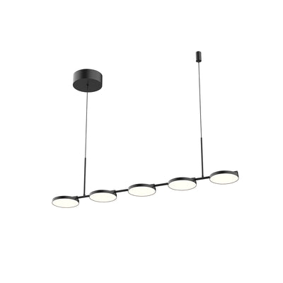 Novel 37-in Aluminum Linear Pendant