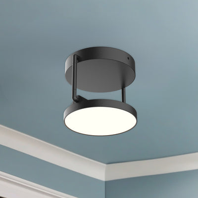Novel 5-in Aluminum Semi-Flush Mount
