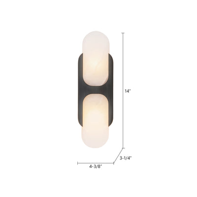 Odin 14-in Steel Vanity Light