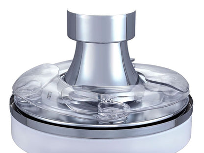 36 Inch Chrome Retractable Blade Ceiling Fan