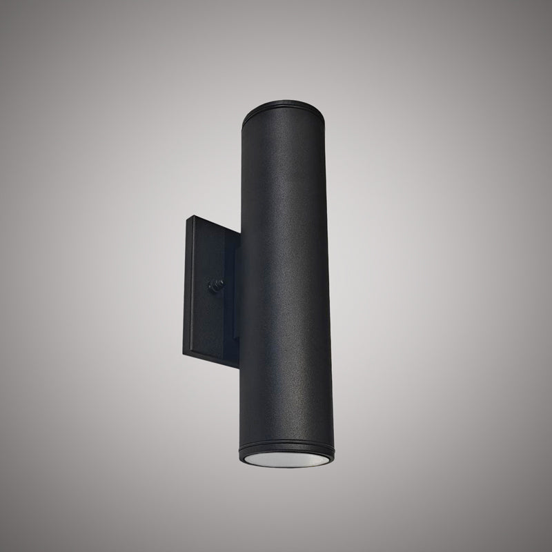 2 Lights Black 10-in wall light  Matte Black  Dimmable 50W