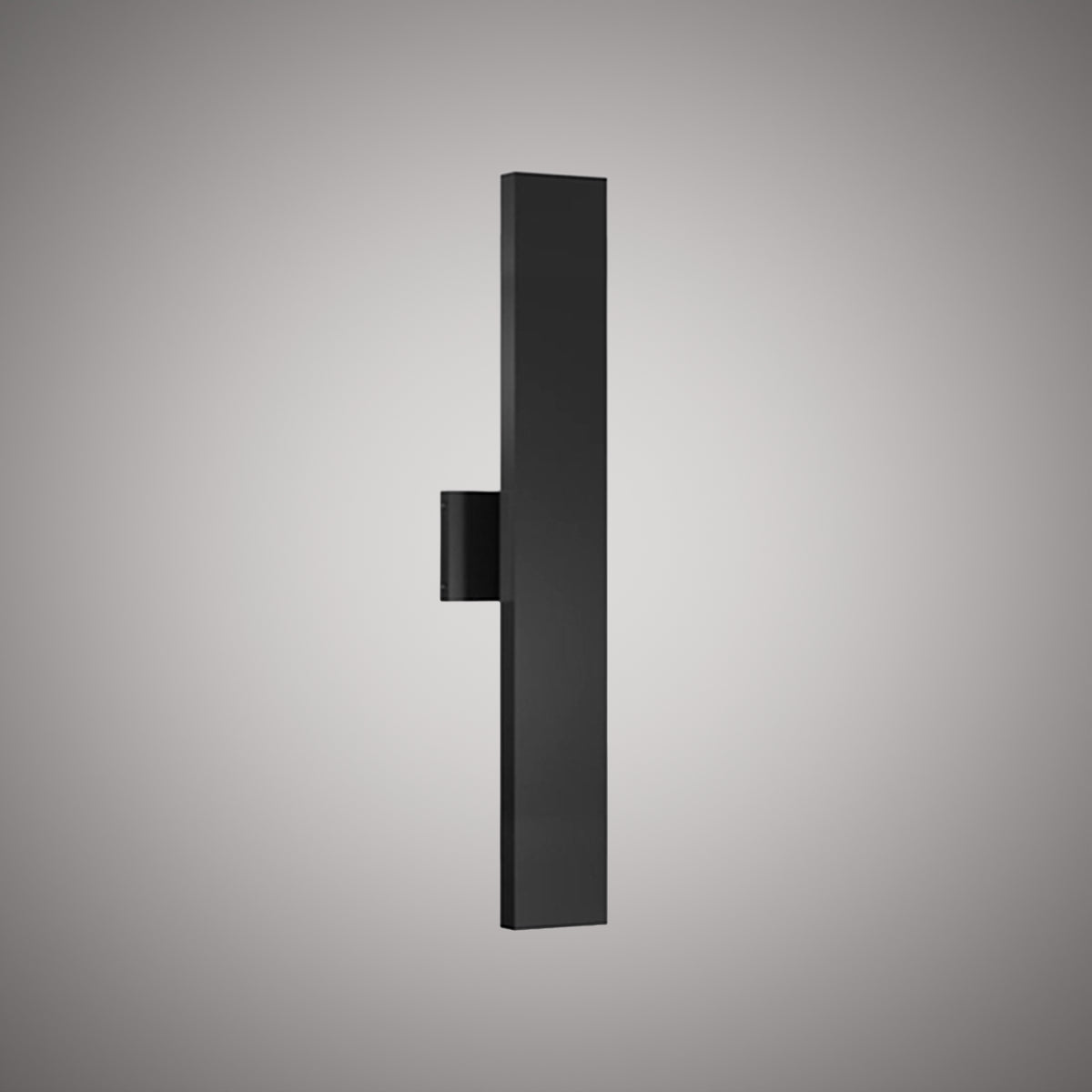 Blade 16-in Steel wall light Black powder Coated