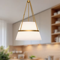Oliver 18-in Steel Pendant