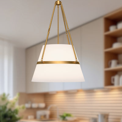 Oliver 18-in Steel Pendant