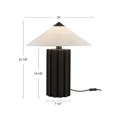 Ono 20-in Steel Table Lamp