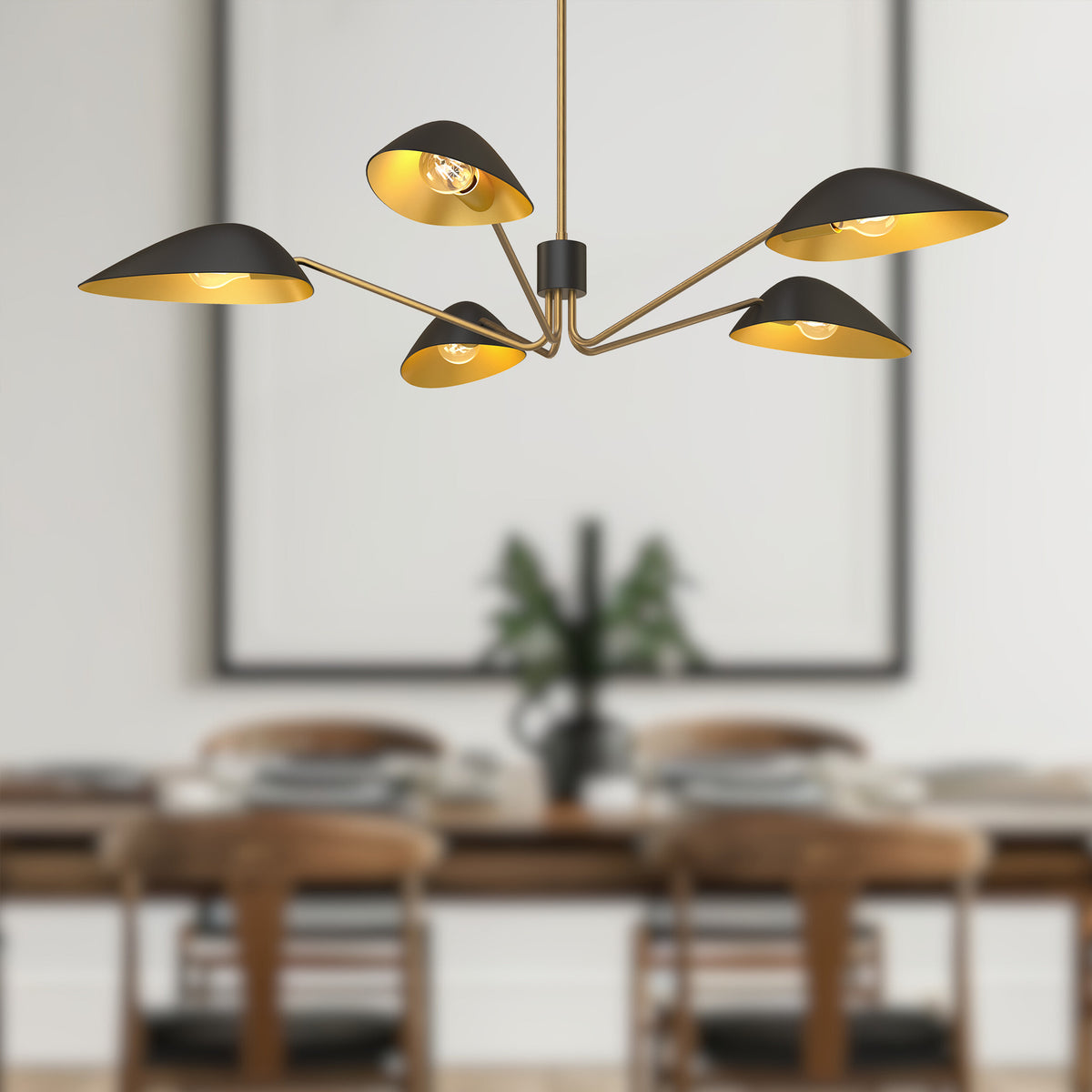 Oscar 46-in Steel Pendant