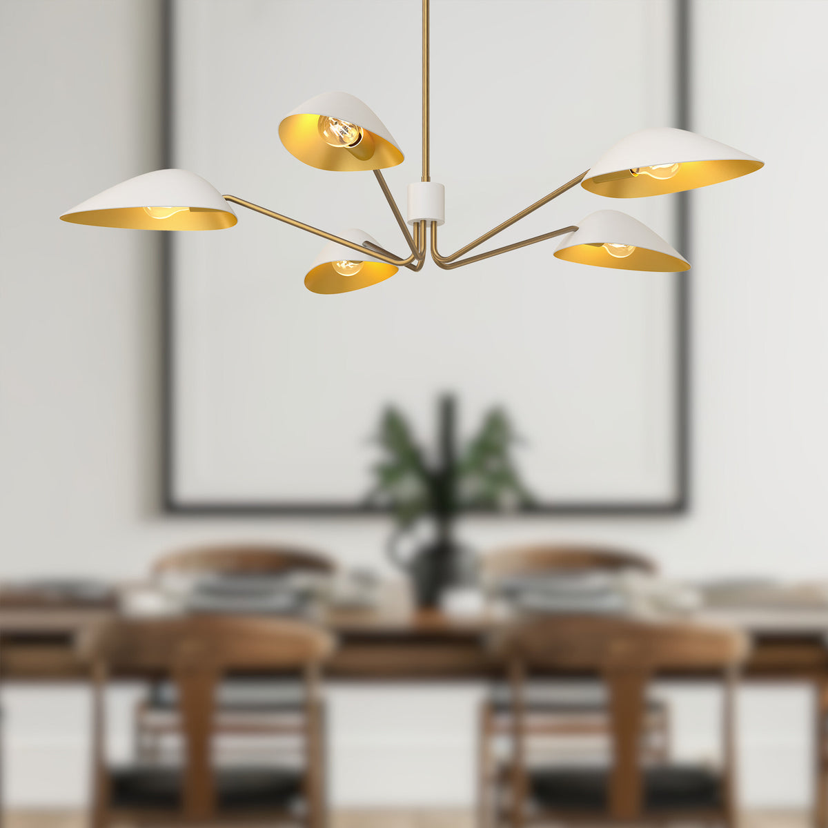 Oscar 46-in Steel Pendant