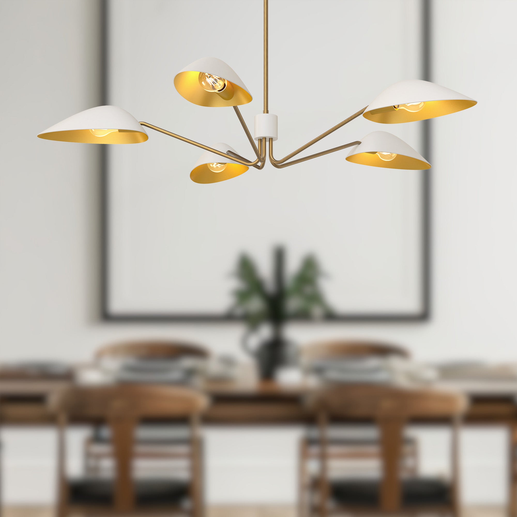 Oscar 46-in Steel Pendant