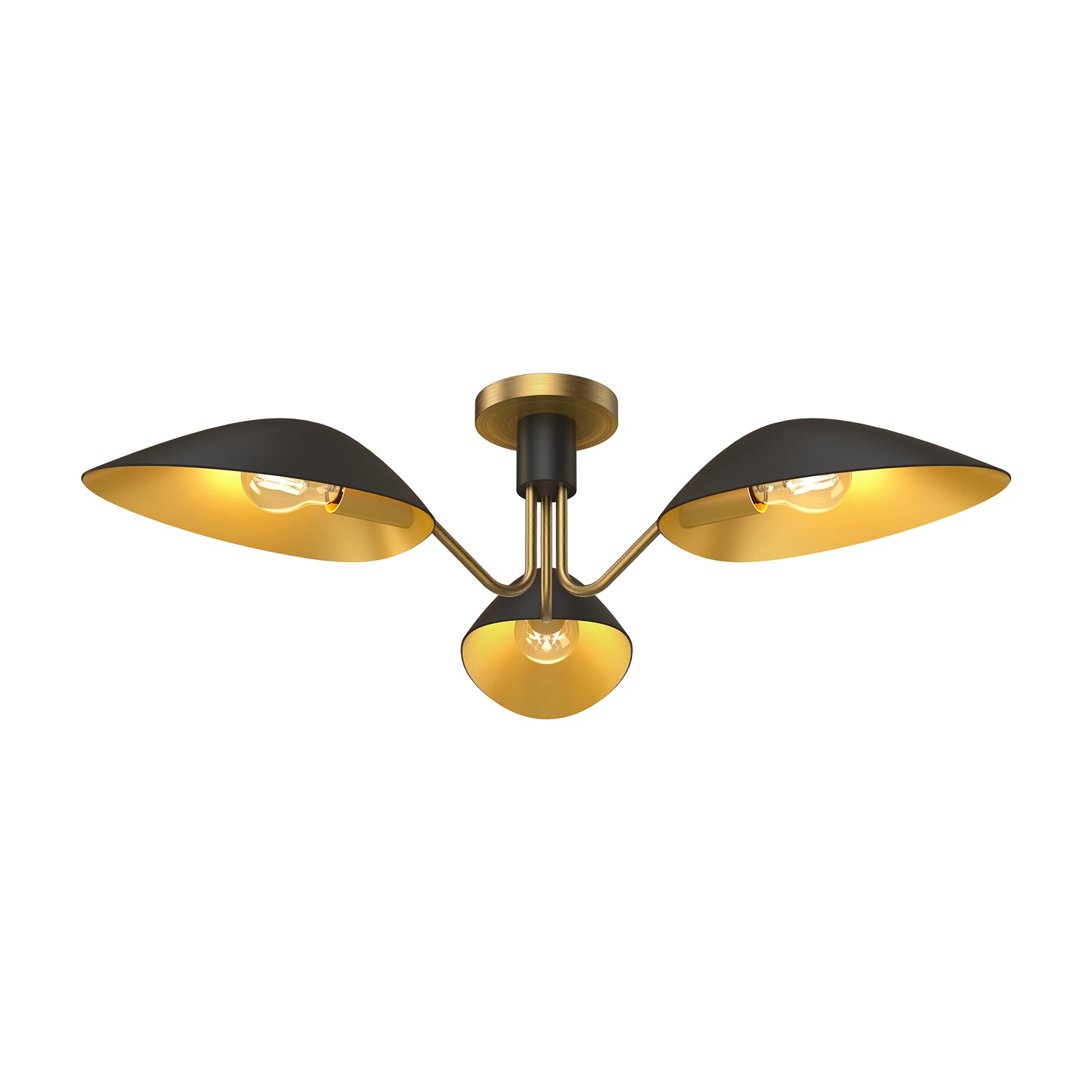 Oscar 32-in Steel Semi-Flush Mount