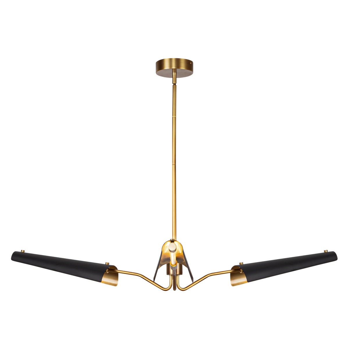 Osorio 46-in 3 Lights Steel Chandelier