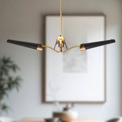 Osorio 46-in 3 Lights Steel Chandelier