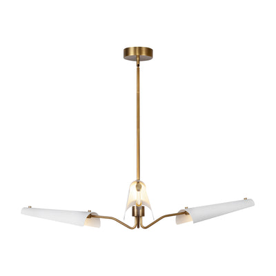 Osorio 46-in 3 Lights Steel Chandelier