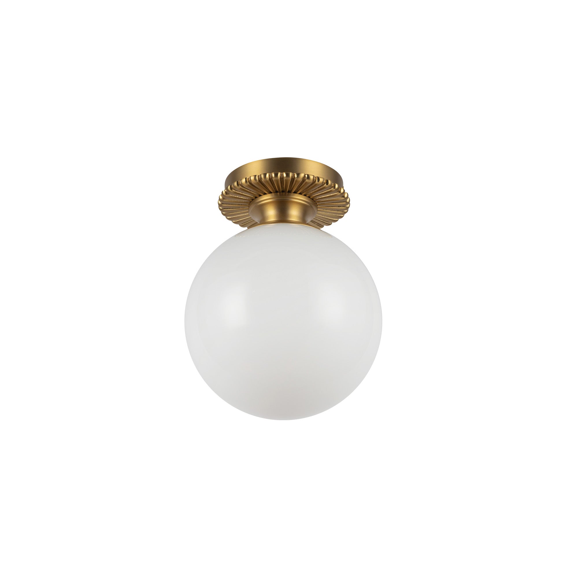 Otis 8-in Steel Semi-Flush Mount