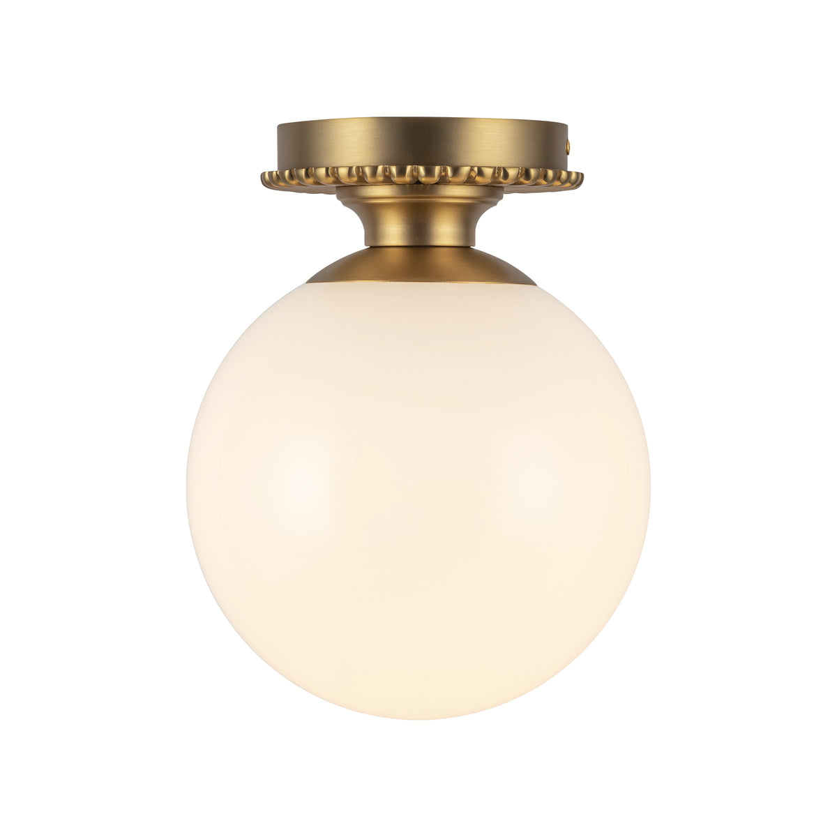 Otis 8-in Steel Semi-Flush Mount