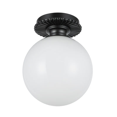 Otis 8-in Steel Semi-Flush Mount