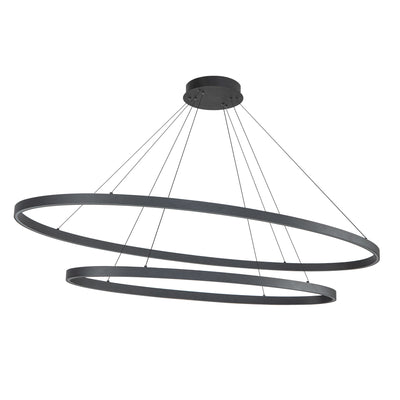 Ovale 2 Layer Aluminum Chandelier