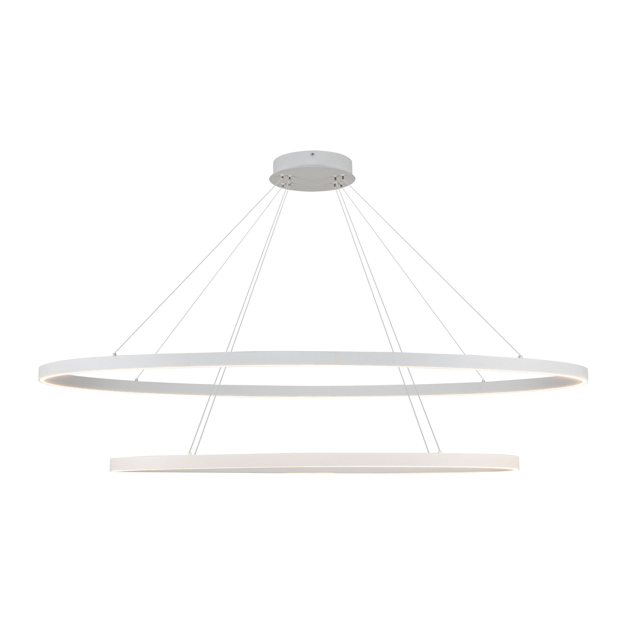 ovale-2-layer-aluminum-chandelier