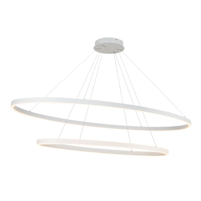 Ovale 2 Layer Aluminum Chandelier