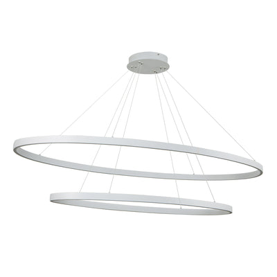 Ovale 2 Layer Aluminum Chandelier