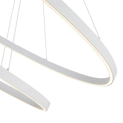 Ovale 2 Layer Aluminum Chandelier