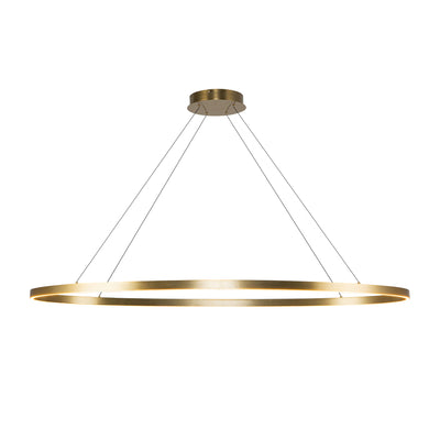 Ovale 53-in Aluminum Linear Pendant