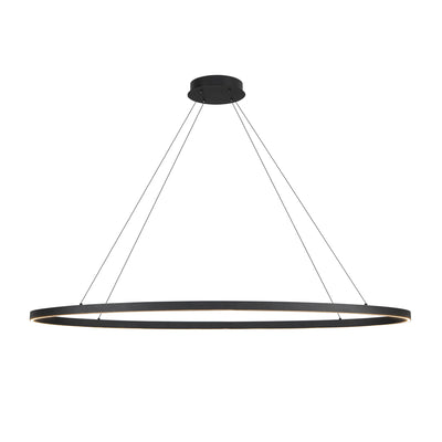 Ovale 53-in Aluminum Linear Pendant
