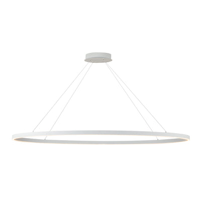 Ovale 53-in Aluminum Linear Pendant