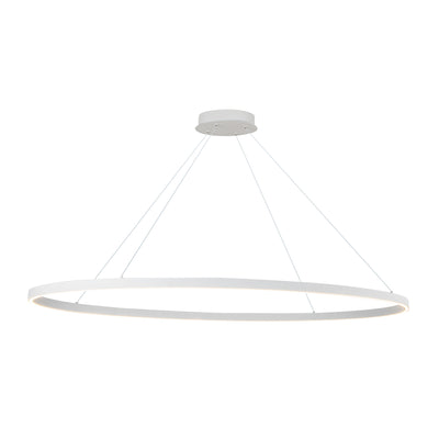 Ovale 53-in Aluminum Linear Pendant